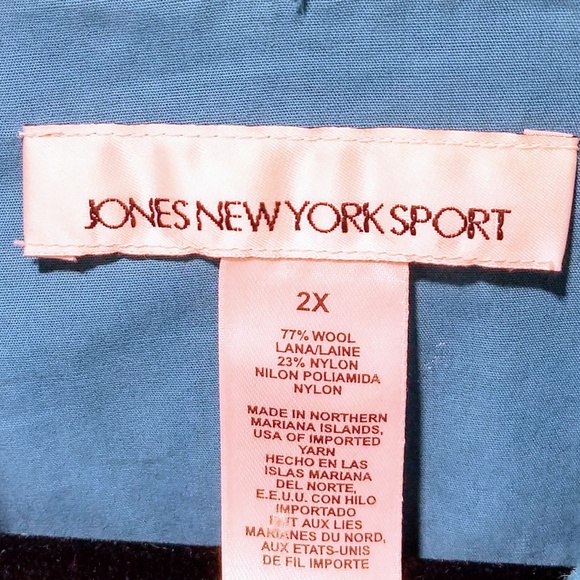 Spectacular Turquoise Wool Felt Jacket - Picture 5 of 6